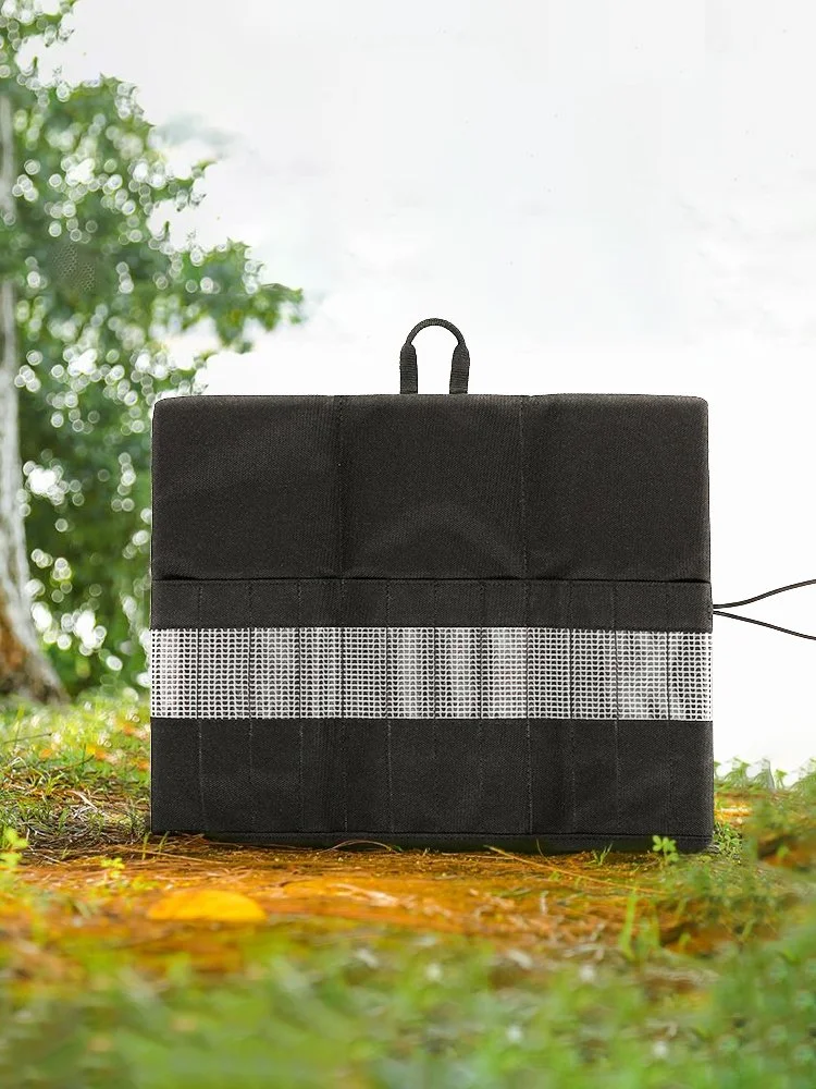 Portable Outdoor Camping Tableware Storage Bag with Cutlery Organizer