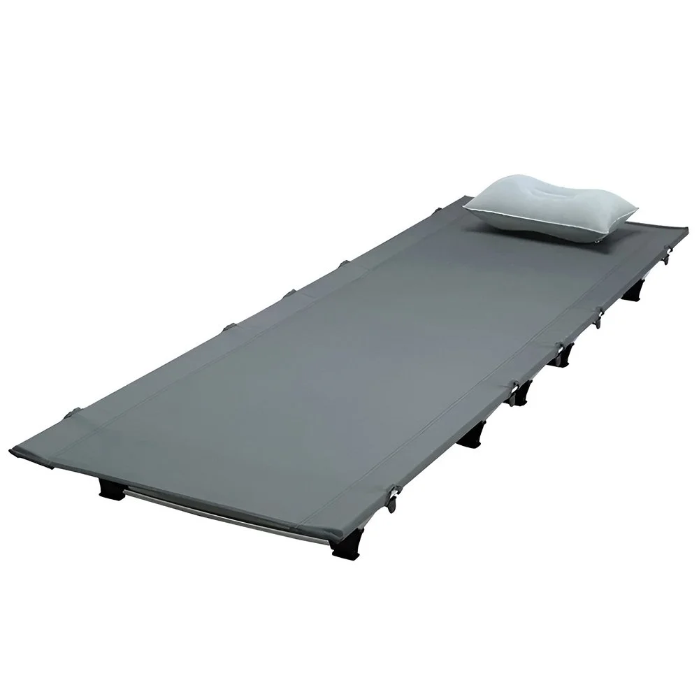Ultralight Portable Camping Bed & Folding Chair – Outdoor Aluminum Alloy Cot
