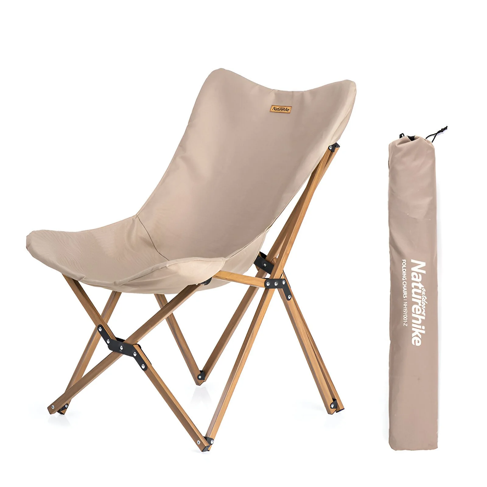 Portable Folding Camping Chair with Backrest – Lightweight & Durable