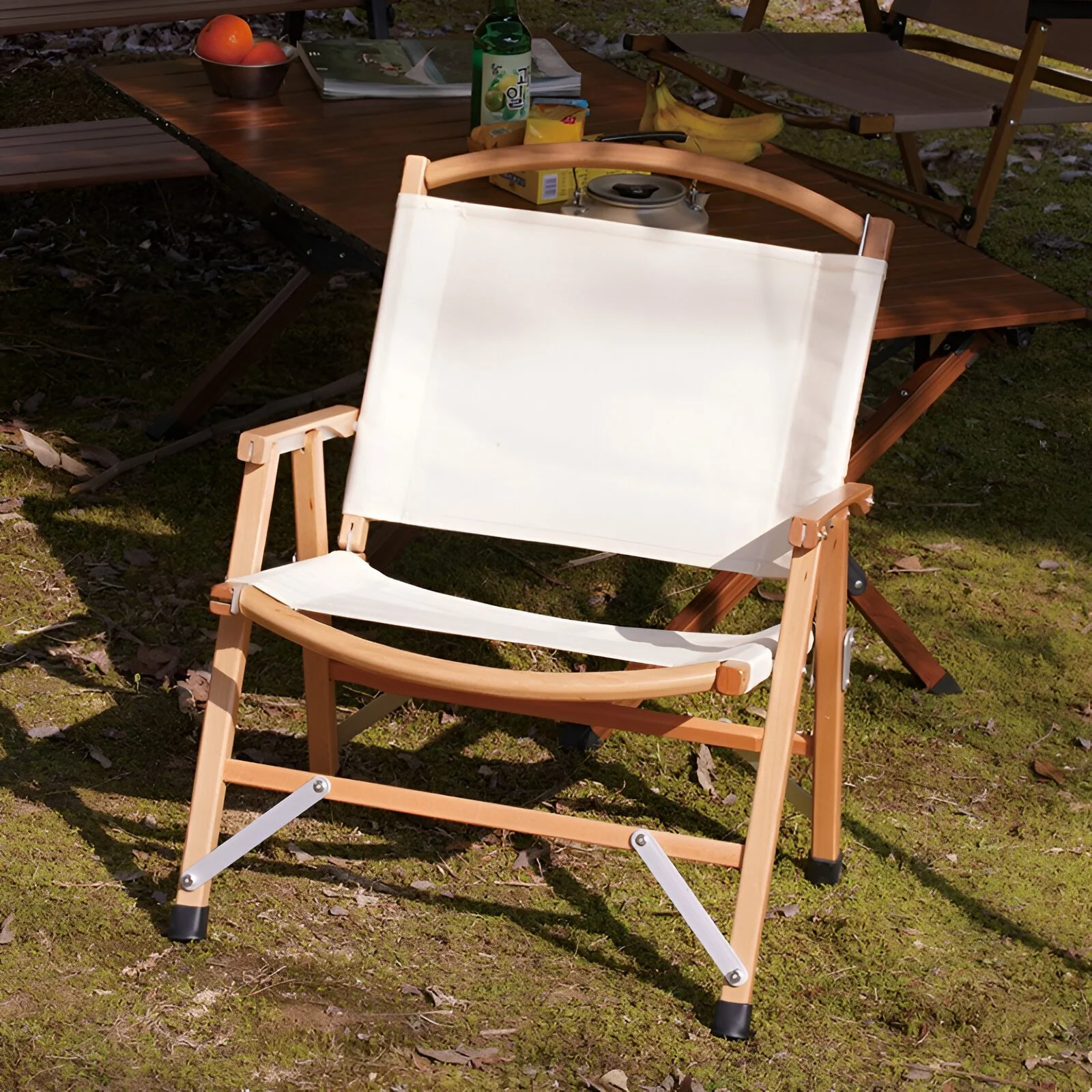 Ultralight Folding Wood Camping Chair