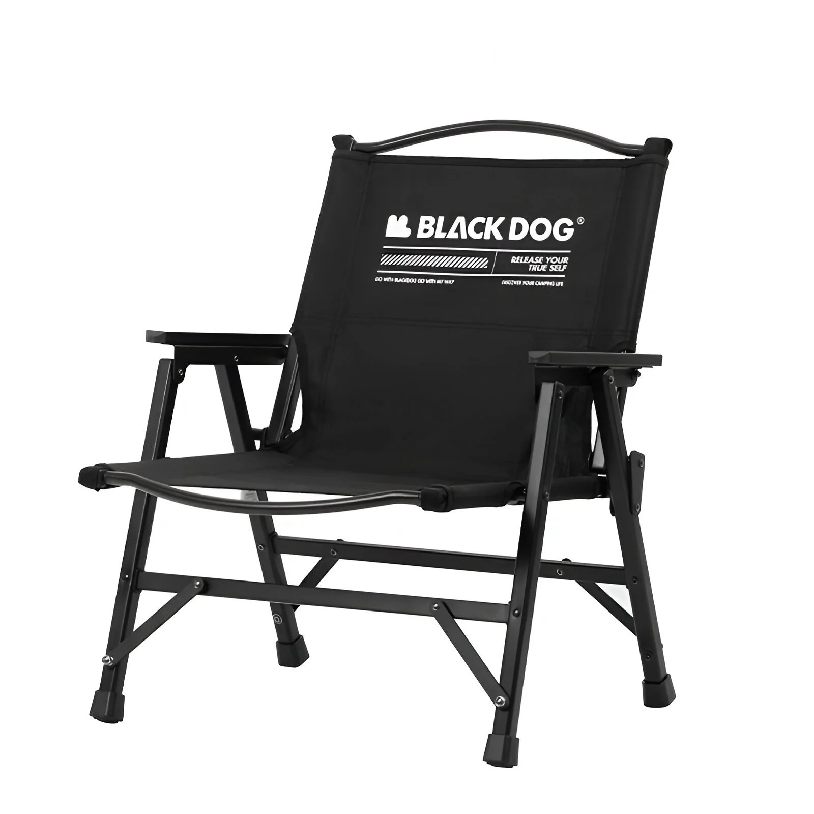 Ultralight Folding Camping Chair – Portable Kermit Style with Wood Armrests