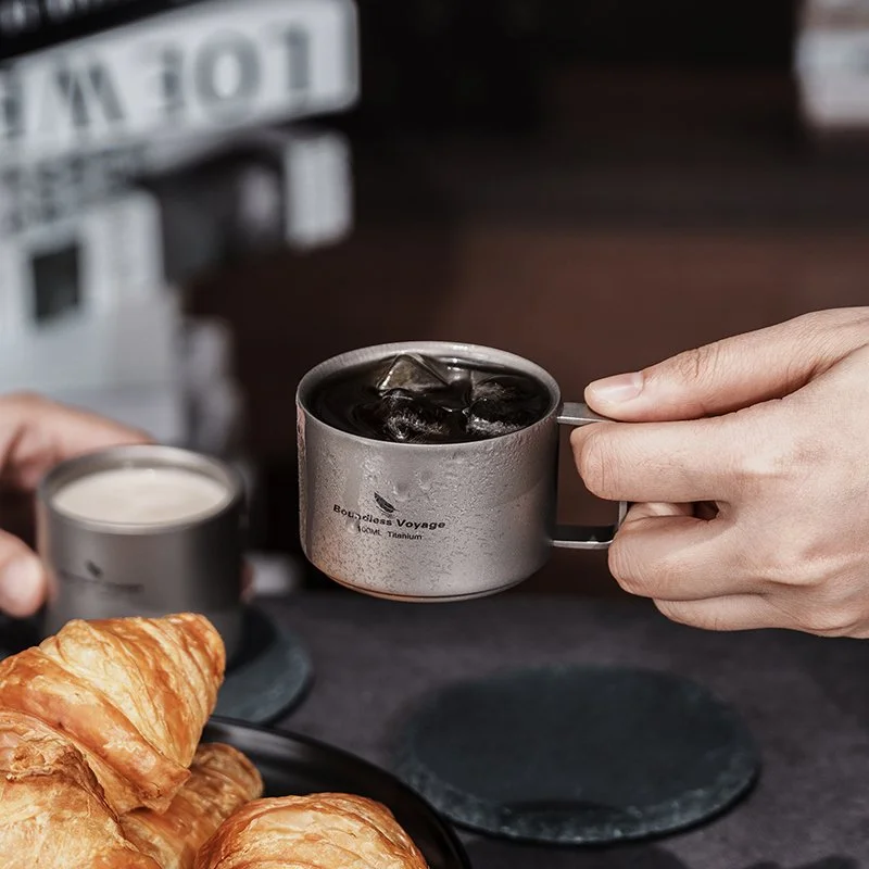 Ultralight Titanium Double Wall Travel Mug