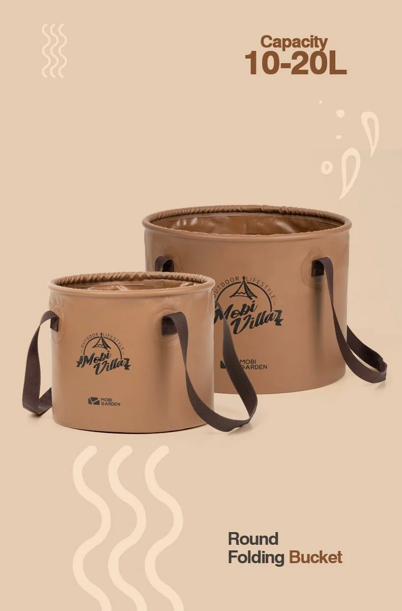 Collapsible Folding Bucket – 10L & 20L Portable Water Storage for Camping & Travel
