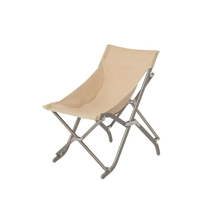 Portable Folding Cotton Camp Chair - Lightweight Outdoor Comfort Seat