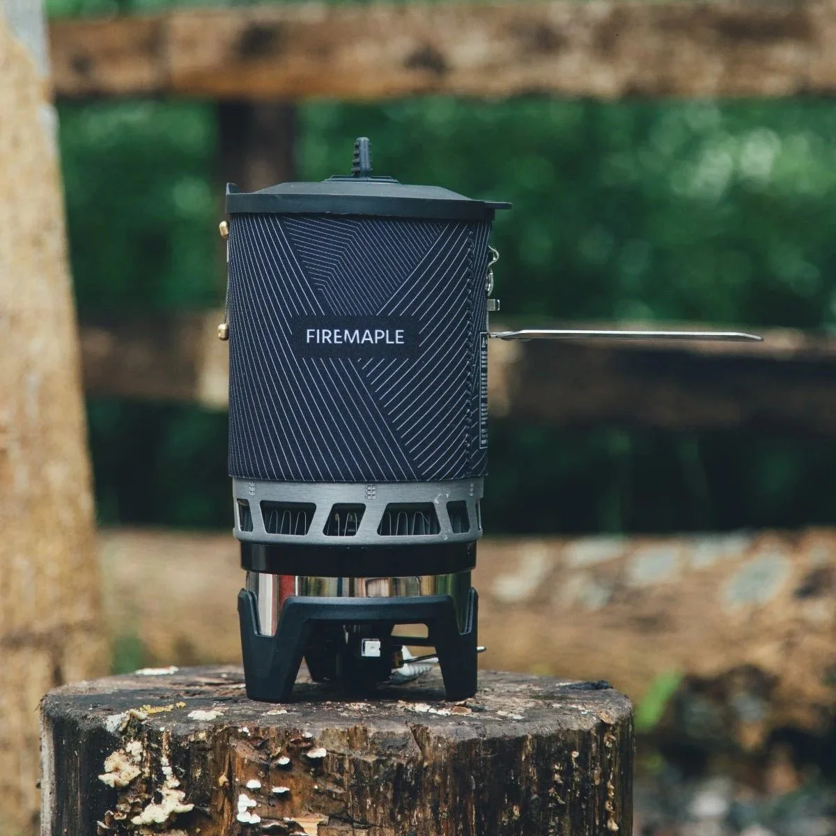 All-in-One Windproof Camping Stove with Piezo Ignition