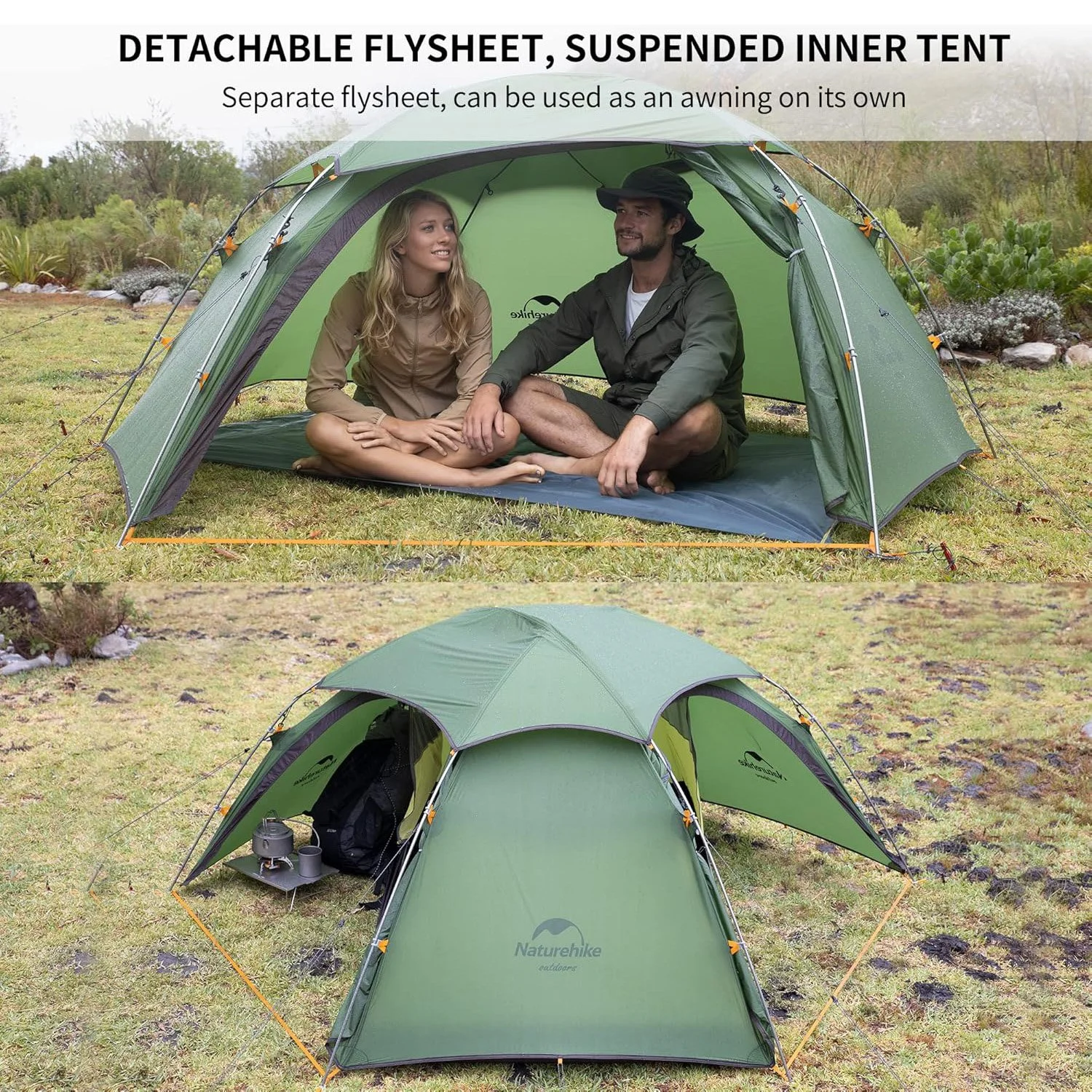 Ultralight 4-Season Waterproof Tent for 2-3 People