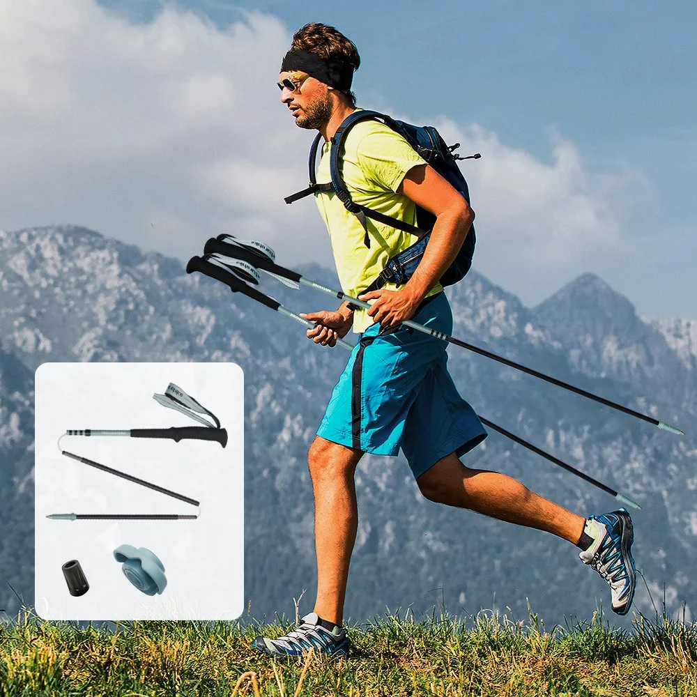 Ultralight Collapsible Carbon Fiber Hiking Stick