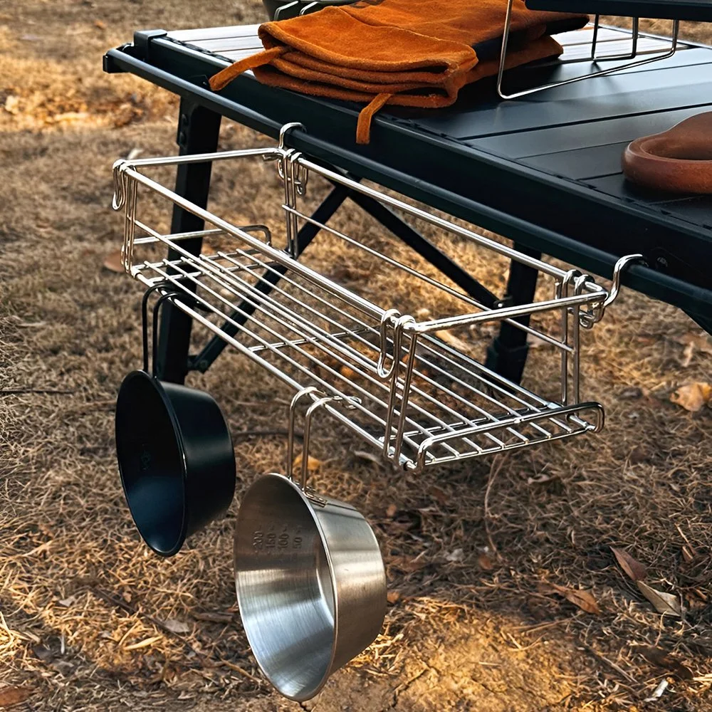 Outdoor Folding Rack & Mesh Side Hanger for IGT Table System