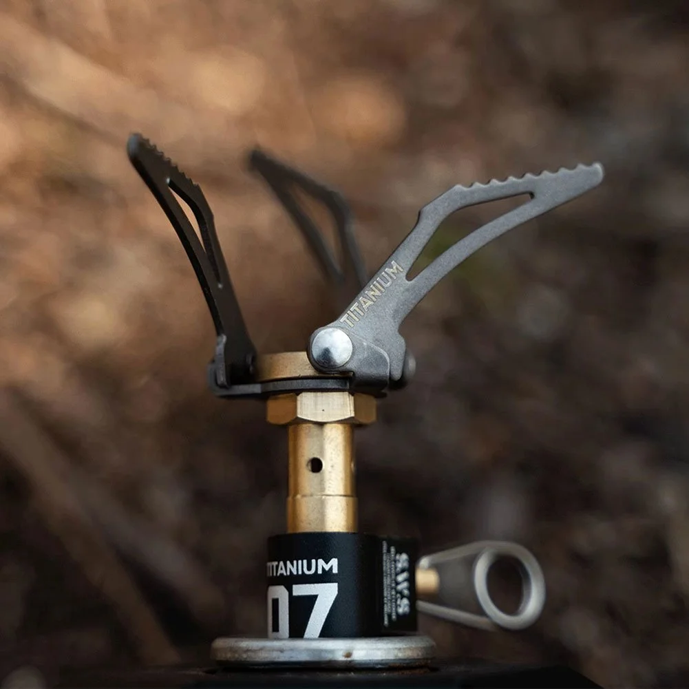 2700W Titanium Folding Gas Stove – Lightweight Mini Camping Burner