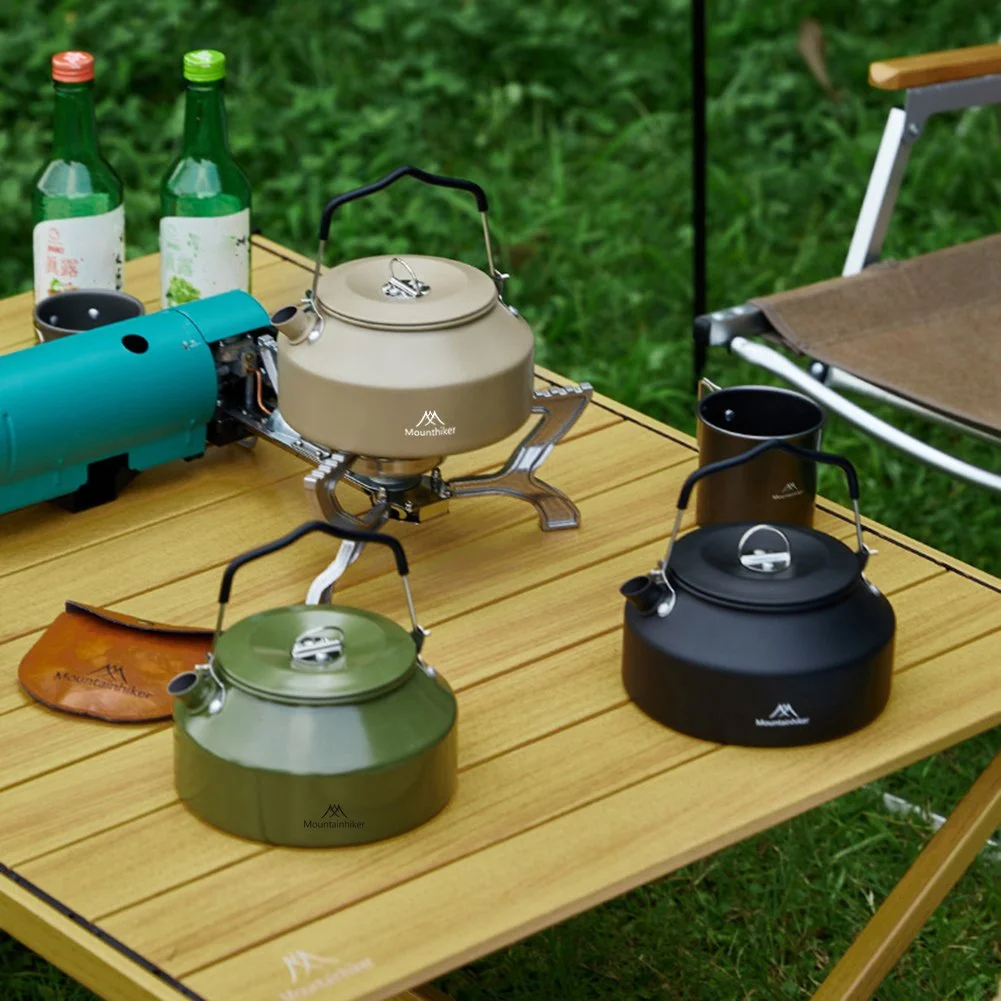 1.4L Ultralight Camping Kettle with Handle – Fast Boil Teapot for Outdoor Use