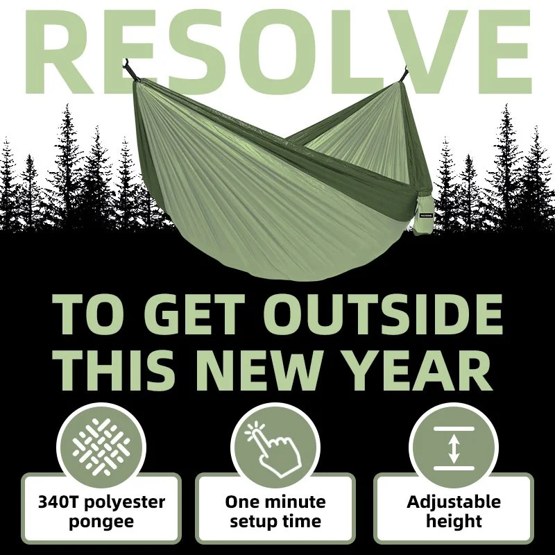 Portable Nylon Camping Hammock