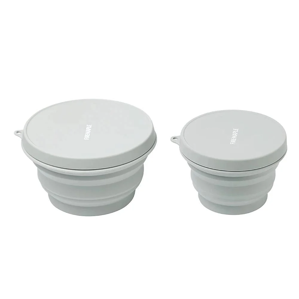 Collapsible Silicone Camping Bowl – Foldable Lightweight Tableware for Outdoors