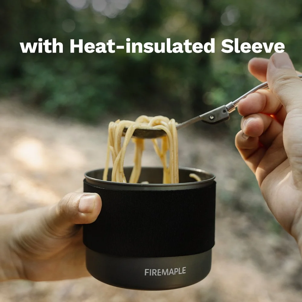 Ultralight 300ml Camping Cup-Bowl with Heat Sleeve
