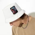 Space Astronaut Bucket Hat - Cool Art Hat - Colorful Bucket Hat