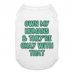 Funny Dog Tank - Printed Dog T-Shirt - Cool Dog Clothing