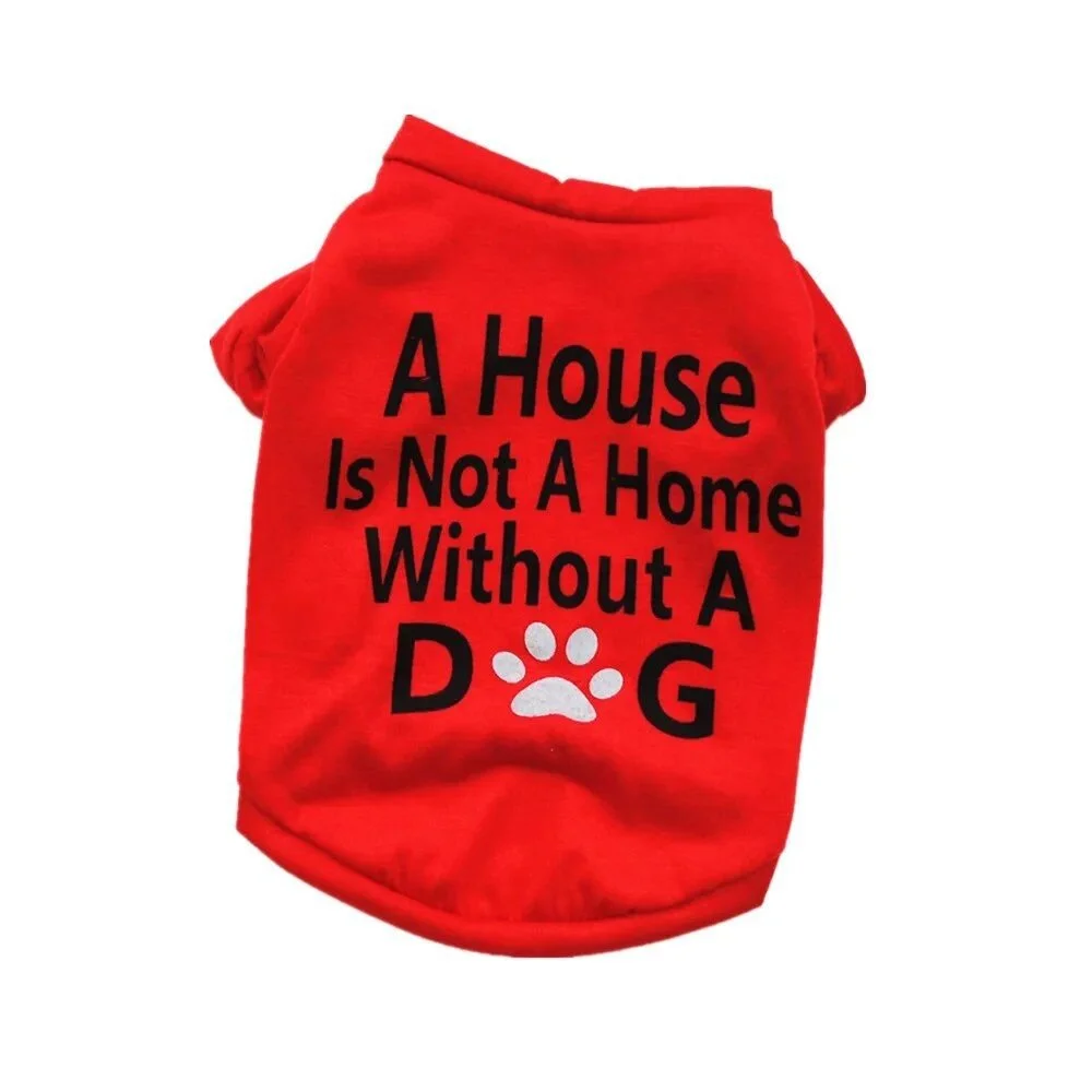 Cotton Pet Apparel: Summer T-Shirt for Small Dogs and Cats