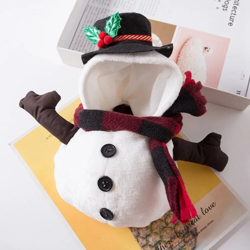 Adorable Snowman Hoodie Christmas Costume for Small to Medium Dogs