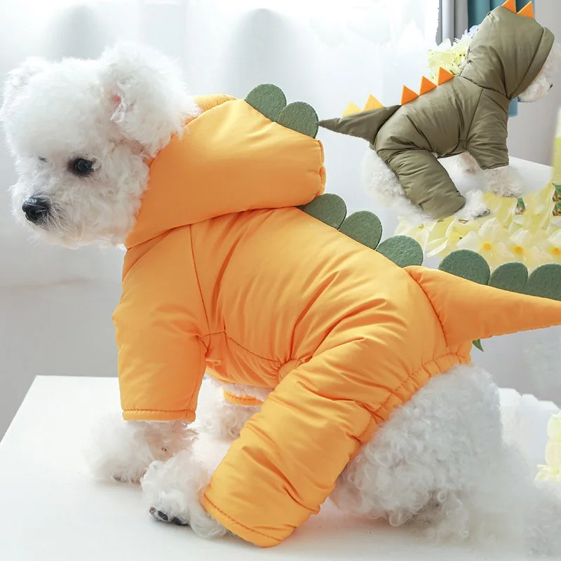 Dinosaur Dog Winter Coat