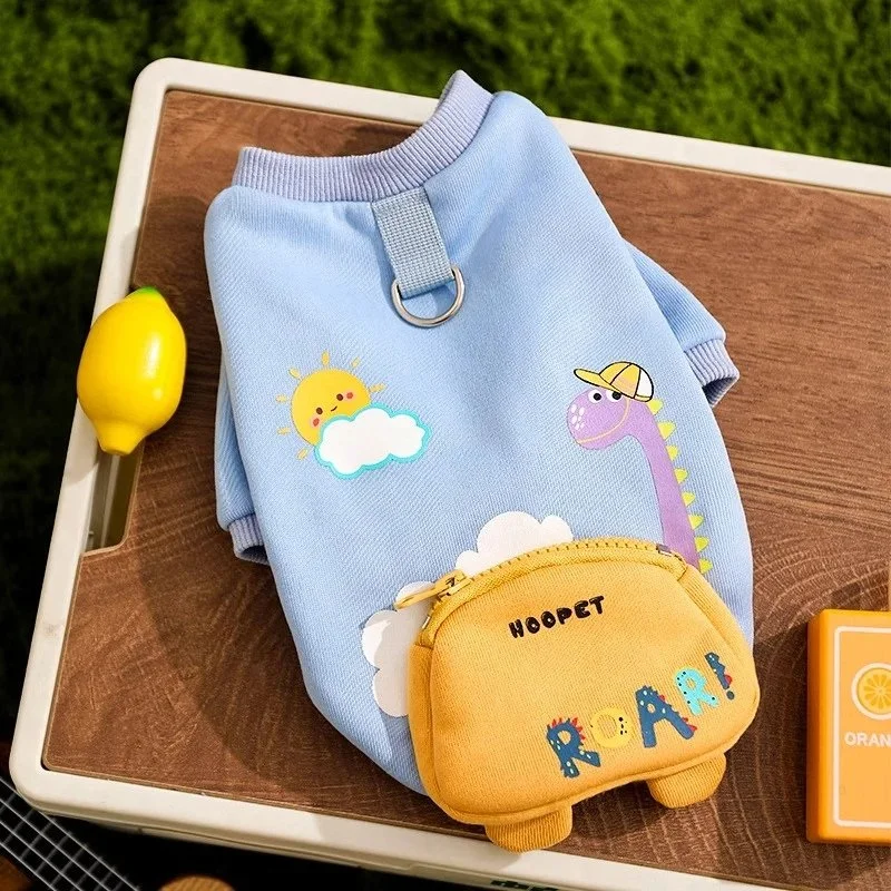 Cartoon Cat & Dog Pullover Sweater for Small Breeds