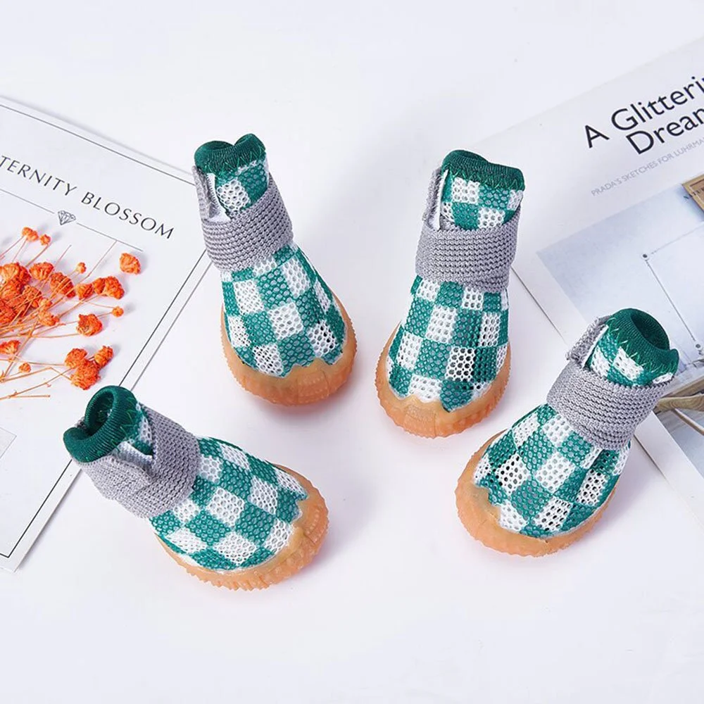 Summer Dog Boots with Anti-Slip Sole