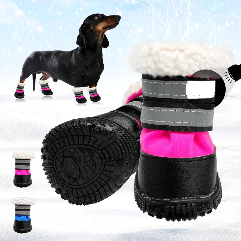 Waterproof Reflective Winter Dog Boots for Small & Medium Dogs