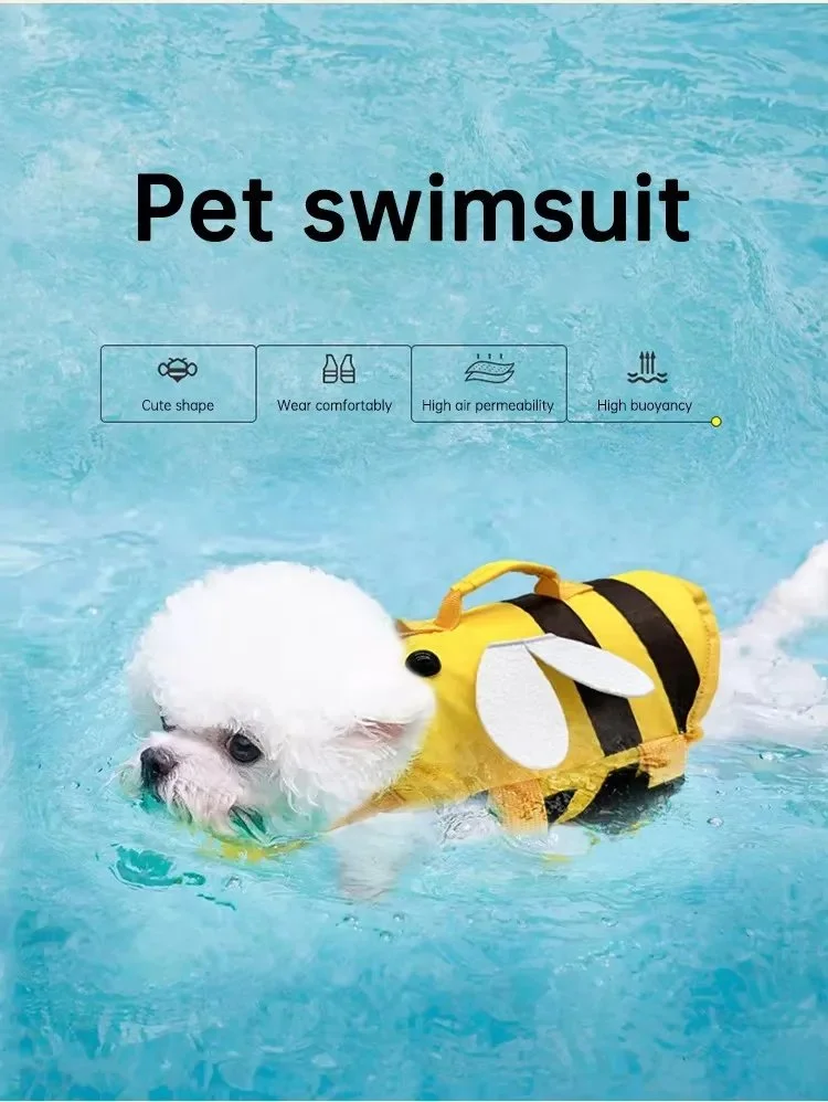 Cute Bee Dog Life Jacket