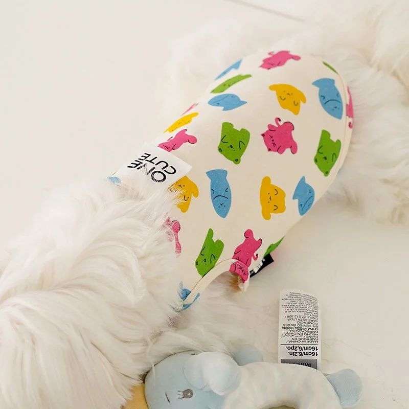 Summer Thin Cotton Pet Vest for Small Dogs
