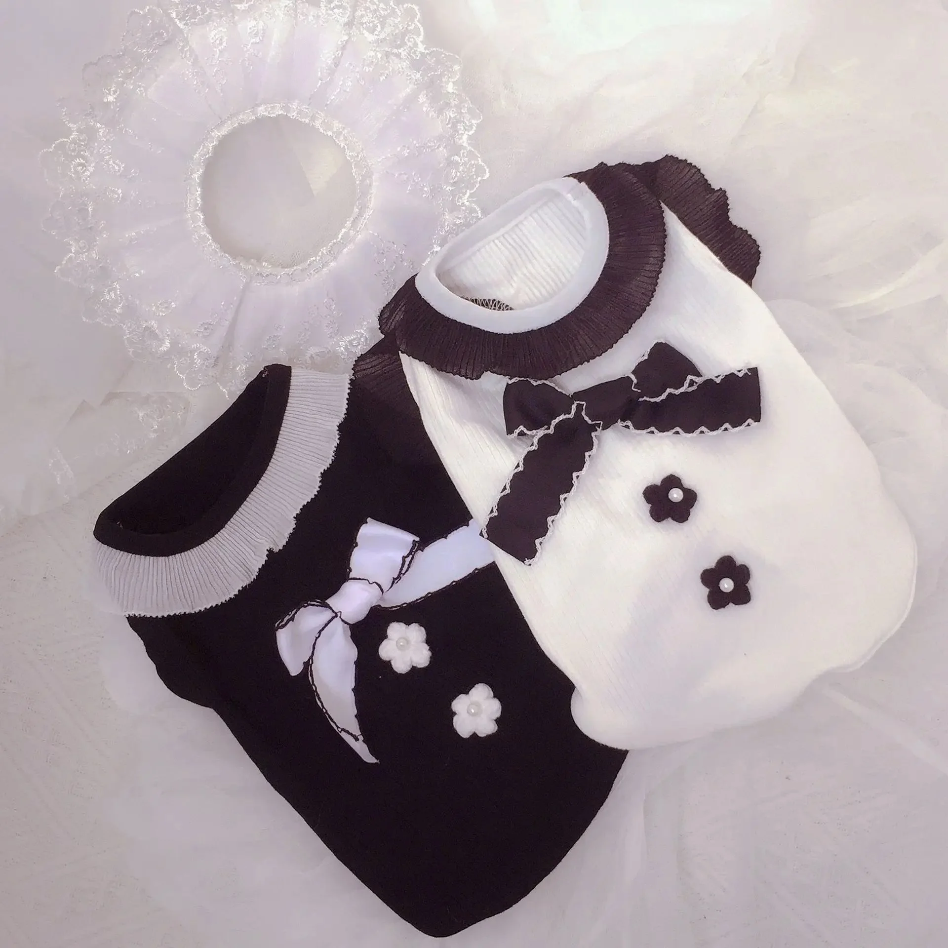 Trendy Bow Dog Vest