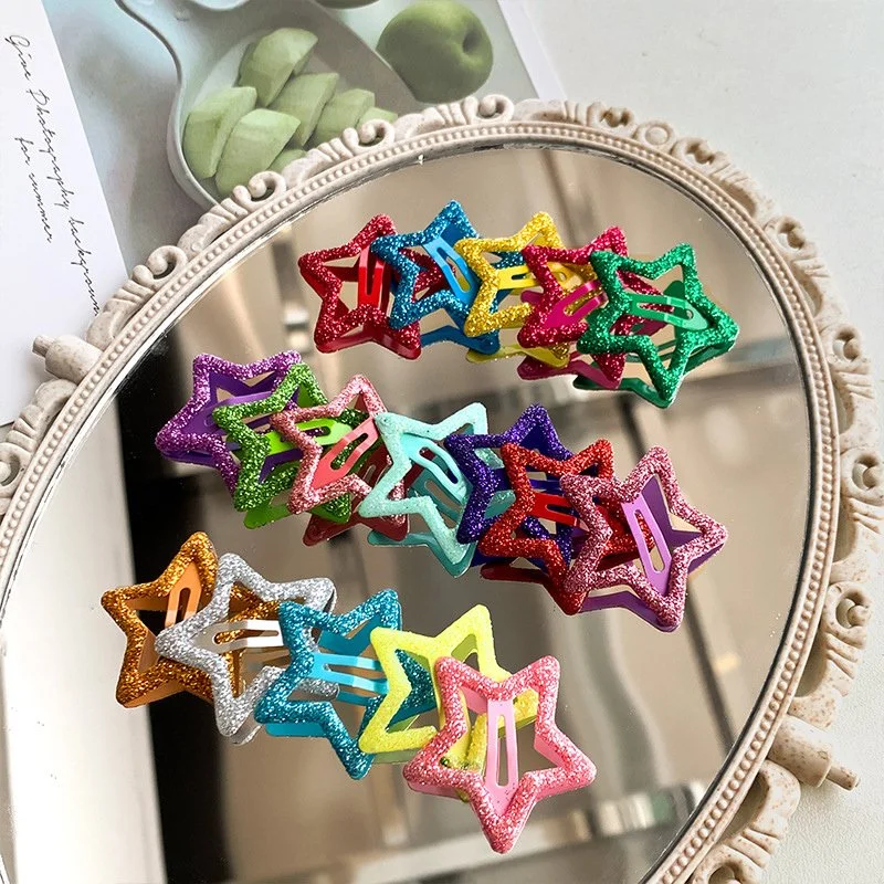 Colorful Star Hair Clips