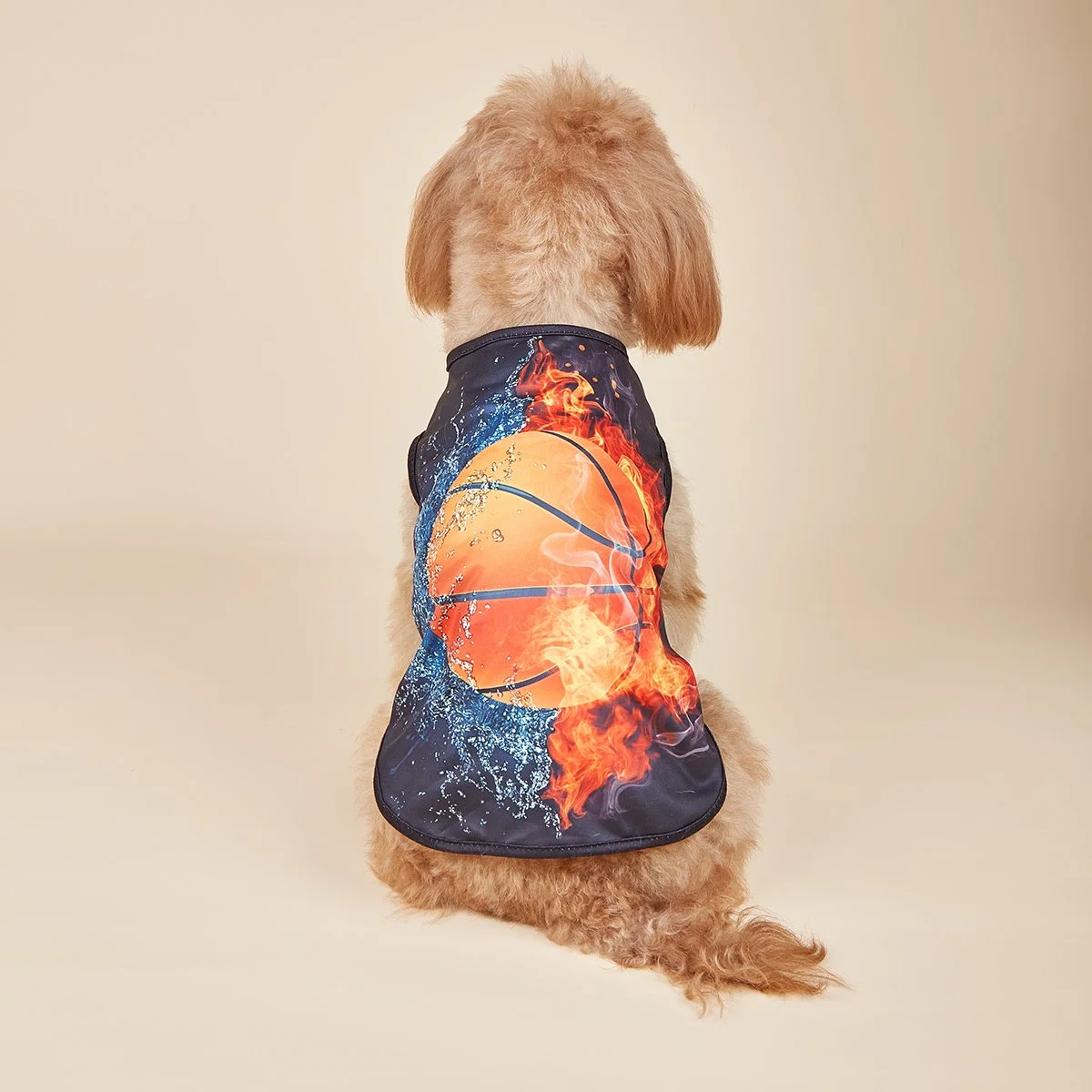 Sports Basketball Pattern Dog Tank Top
