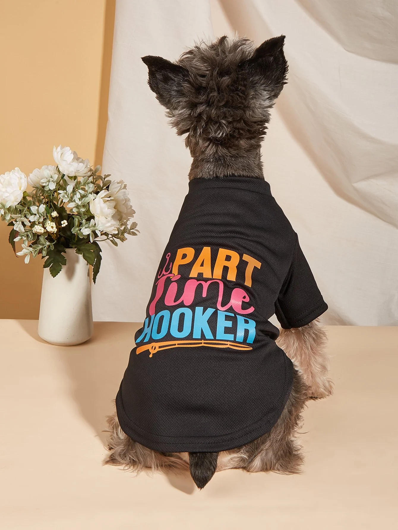 Colorful Graphic Dog T-Shirt