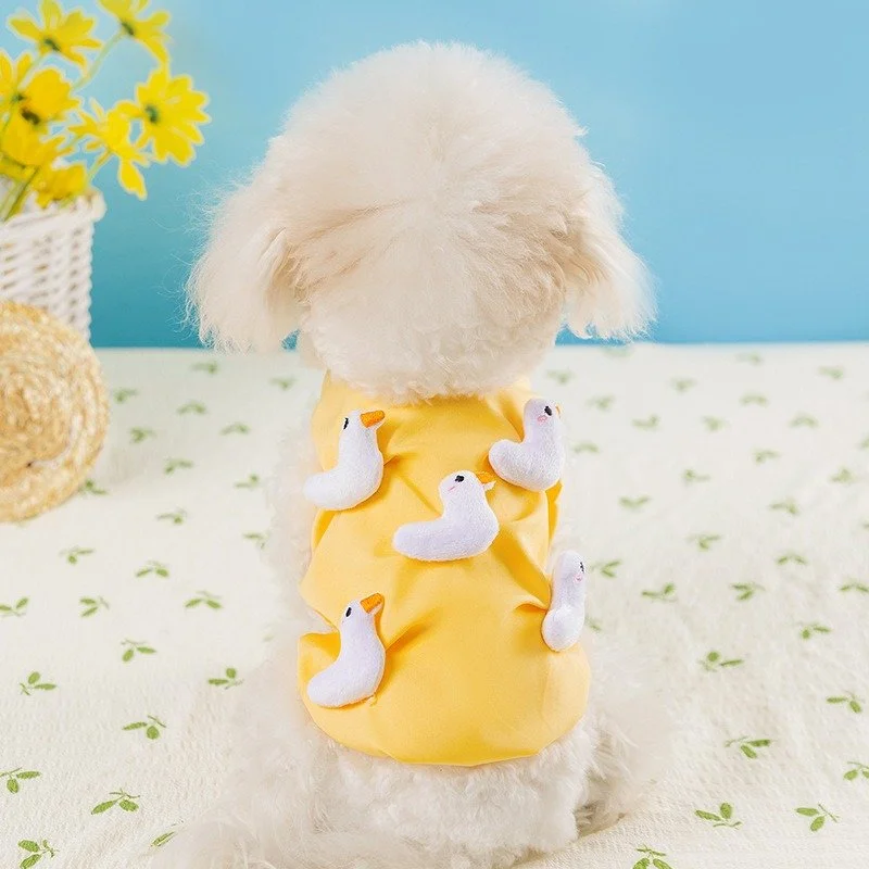 Cute Yellow Duck Pet Vest