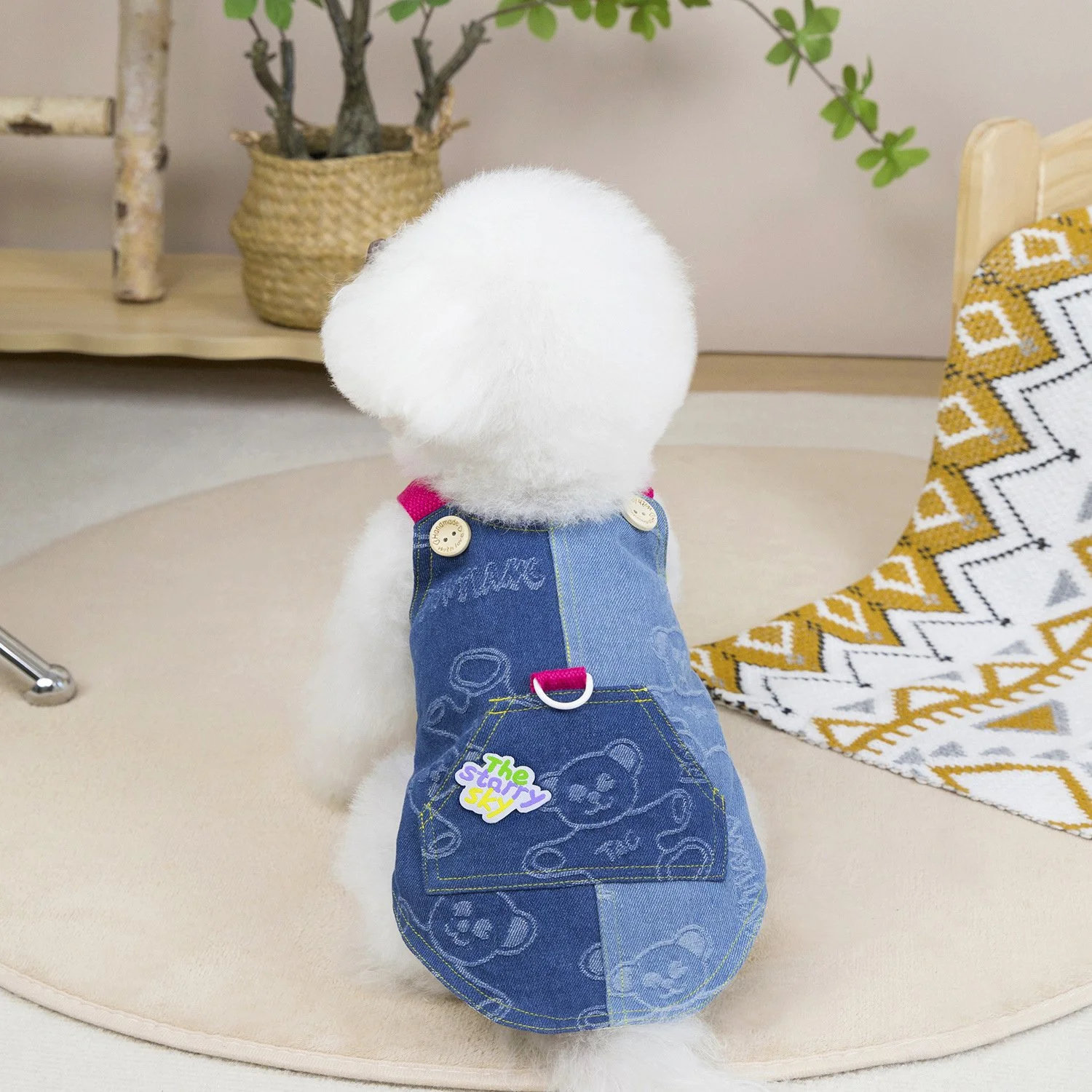 Adorable Denim Dog Dress