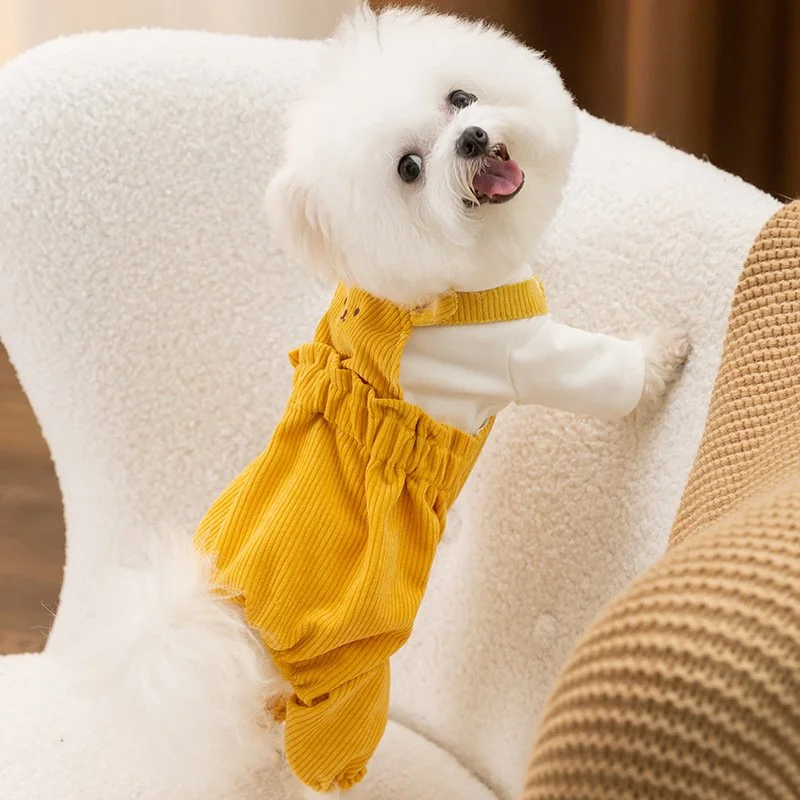 Cozy Bear Dog Overalls