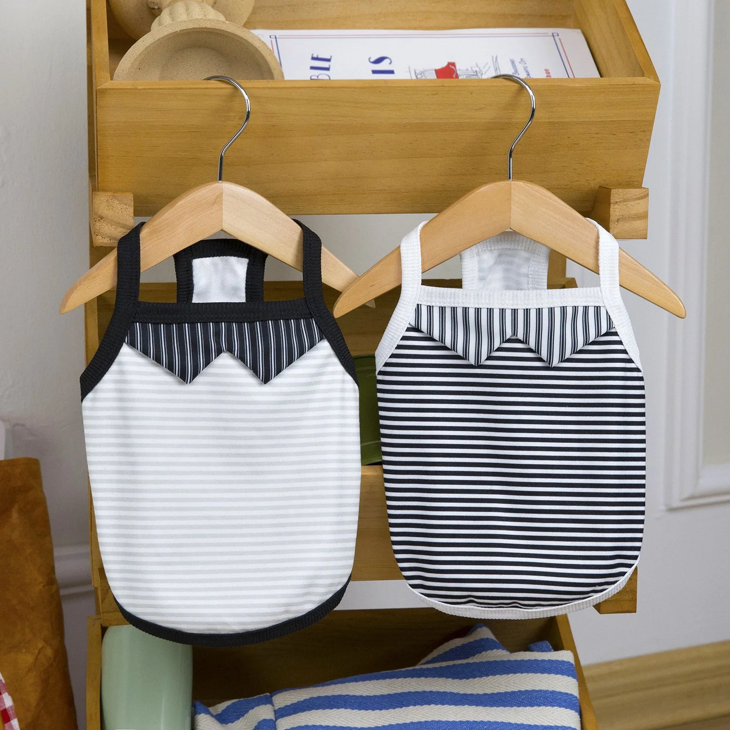 Cooling Vest for Dogs – Summer Striped Camisole for Pets – Comfortable and Stylish