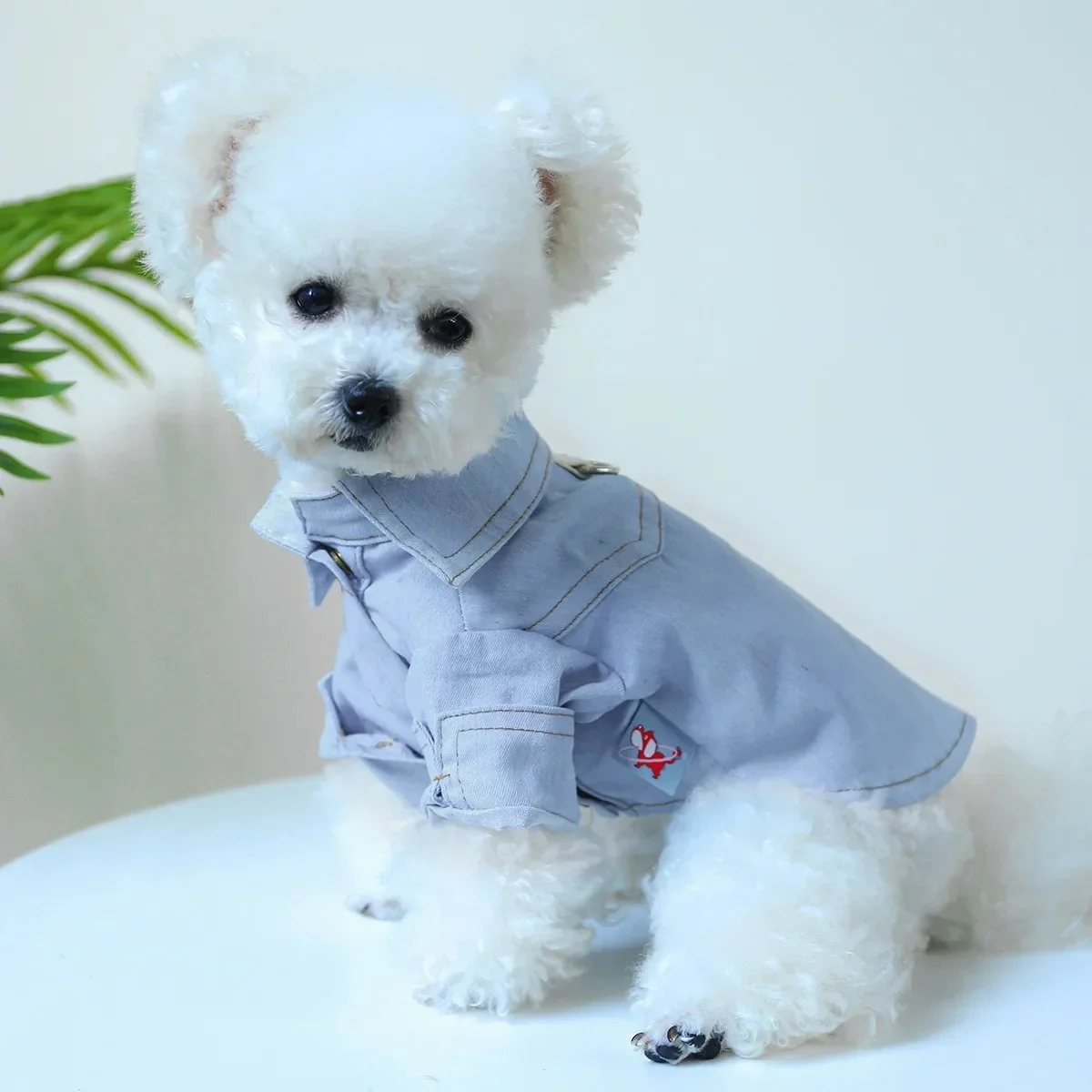 Cozy & Stylish Denim Dog and Cat Shirt