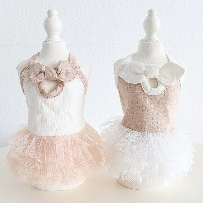 Adorable Mesh Strap Dress for Small Dogs & Cats