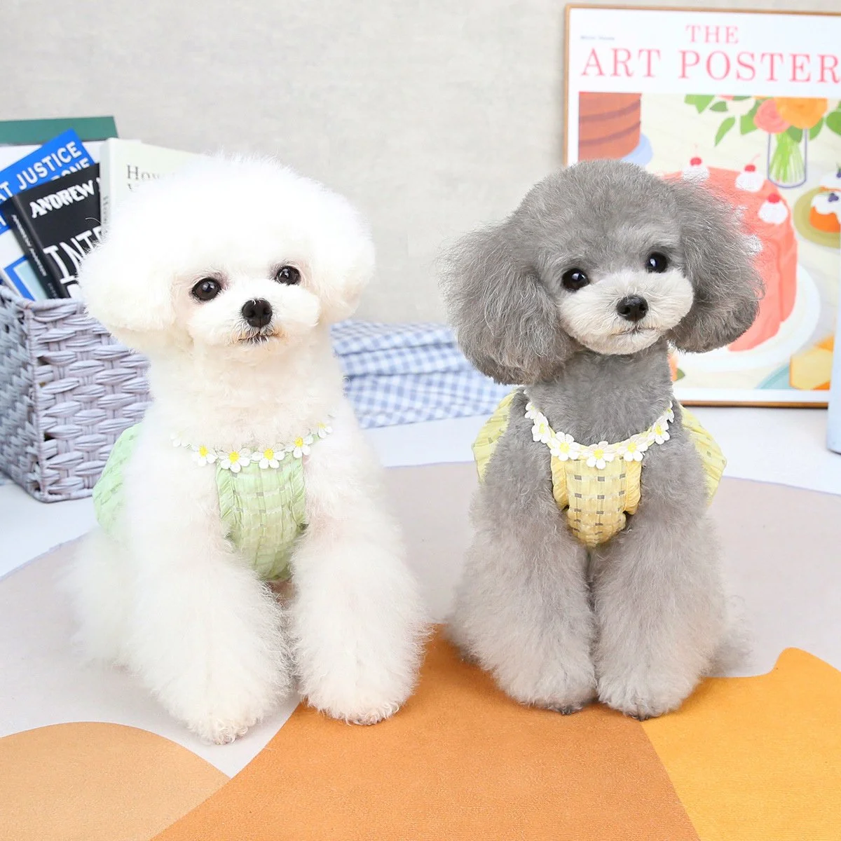 Elegant Green Tutu Skirt for Small Dogs