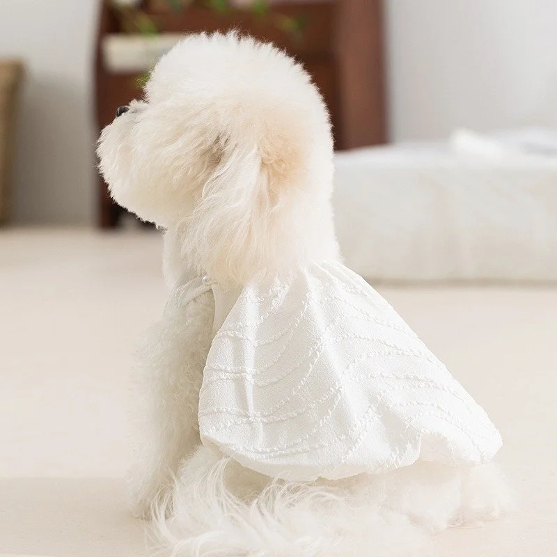 White Summer Dog Dress