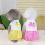 Soft Fruit Print Pet Pajamas