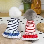 Striped Summer Dog Dress