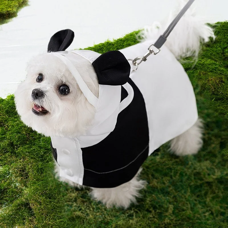 Waterproof Panda Dog Raincoat