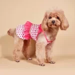 Breathable Dot Print Tank Top Swimwear for Small Dogs and Cats