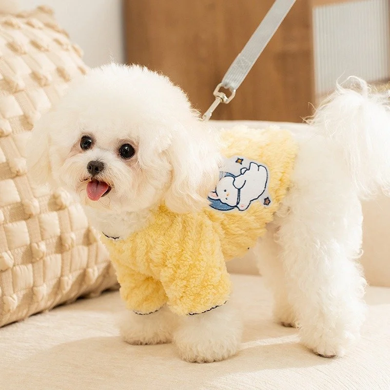 Cozy Lace Patch Vest for Small Dogs and Cats – Warm Cotton Coat XS-XL