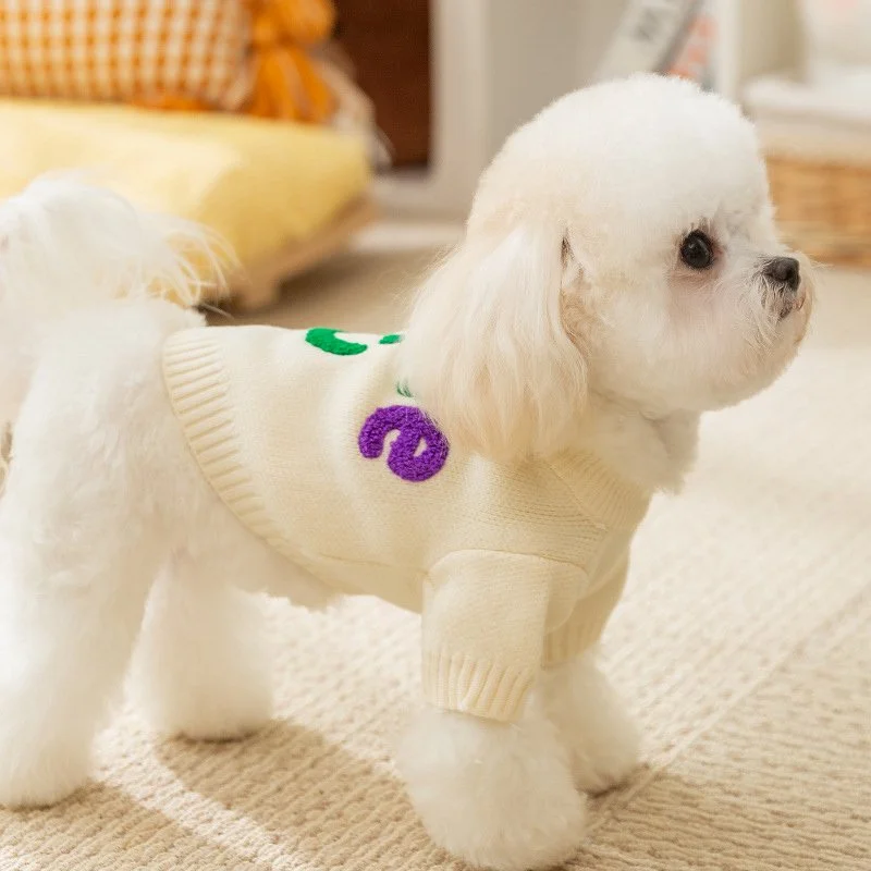 Cozy Knit Dog Sweater - Warm Pullover for Small & Medium Dogs