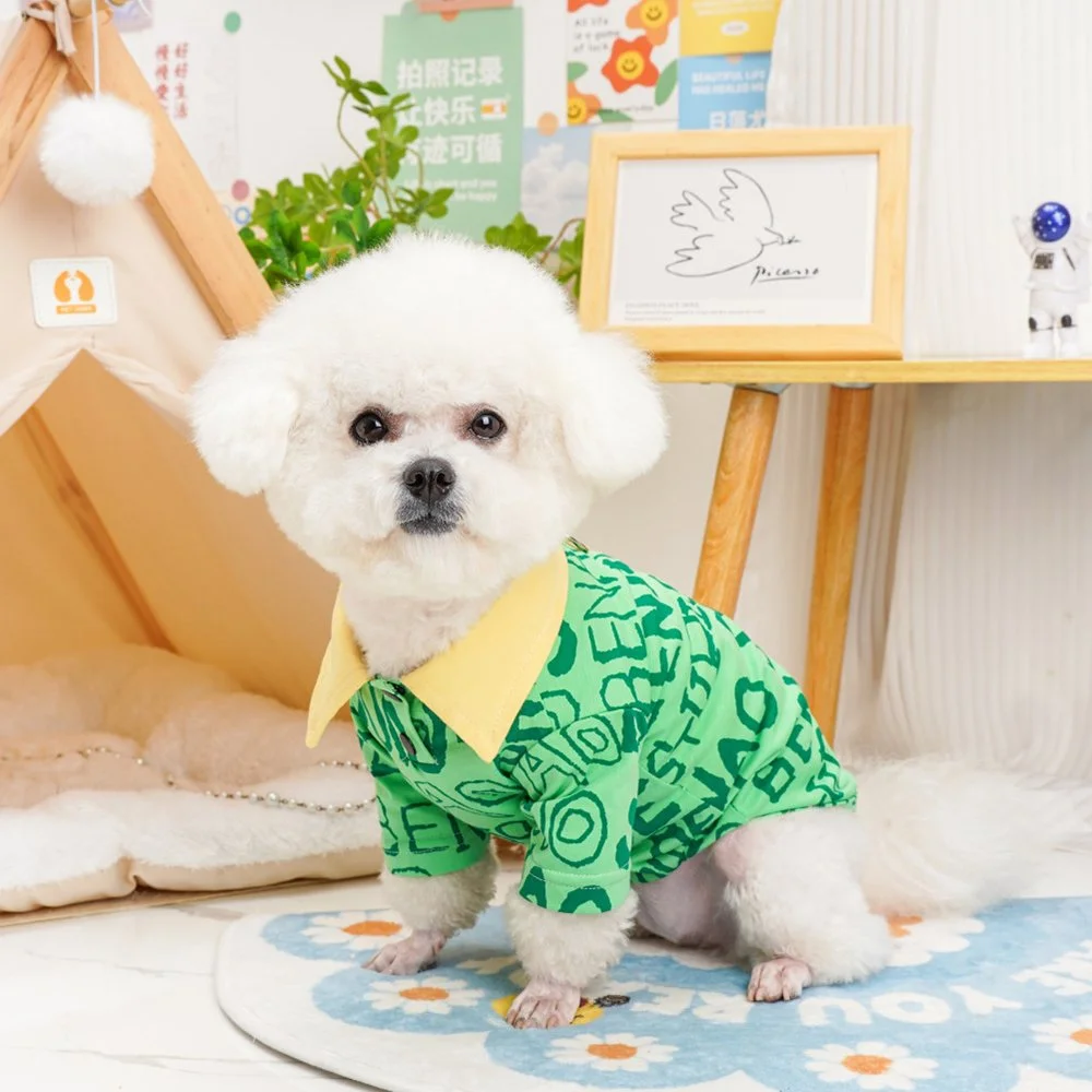 Breathable Cotton Pet T Shirt for Small & Medium Dogs and Cats