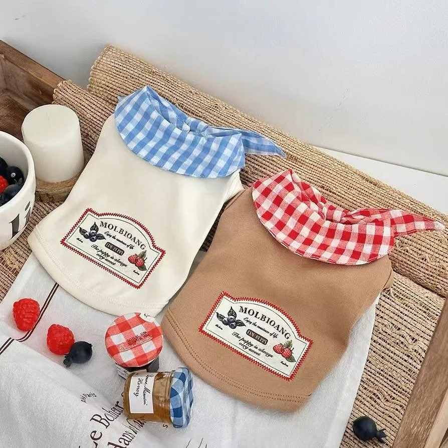 Spring Sailor Collar Dog Vest – Breathable Puppy Pullover Shirt