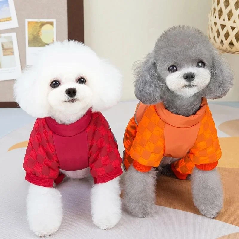 Waterproof Down Tracksuit Sweatshirt for Small & Medium Dogs