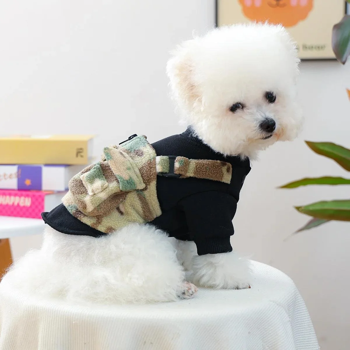 Camouflage Dog & Cat Coat and Jacket for Small Pets