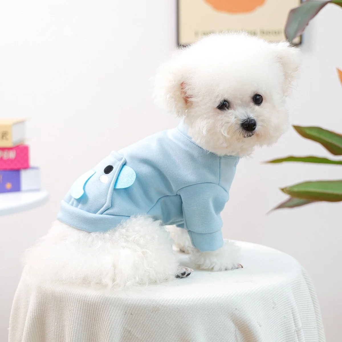 Warm Cartoon Jacket for Small Dogs & Cats – Cute Autumn Pet Coat